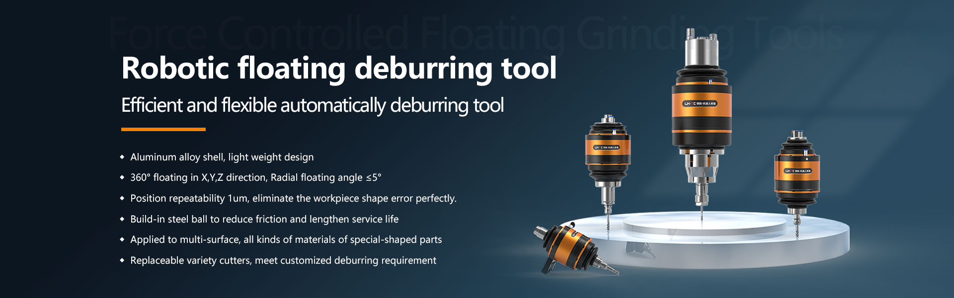 robotic floating deburring tool